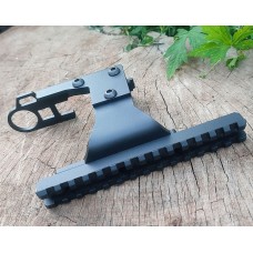 Боковий кронштейн з планкой пікатіні для АК-серії. Кріплення для встановлення прицілу автомат Калашникова