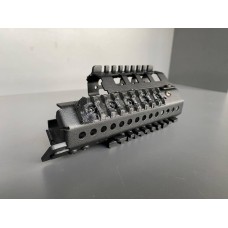 Цівка до АК-серії металева з планами пікатіні. Стальна цівка міцна АК-74, АКМ, АКС, АКМС, АК-47, Сайга