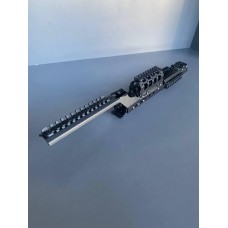 Довга металева цівка-квадрейл з планками пікатіні до АК-серії. Кріплення для прицілу, Сталева цівка серії «Квадрейл».