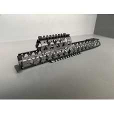 Довга металева цівка з планками пікатіні до АК-серії. Сталева серії «Хрест».