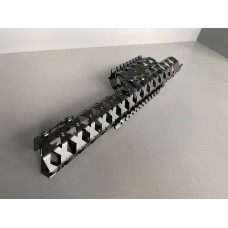 Довга металева цівка з планками пікатіні до АК-серії. Сталева серії «Хрест».