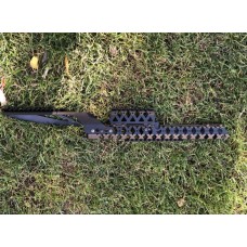 Довга металева цівка з планками пікатіні до АК-серії. Сталева серії «Хрест».