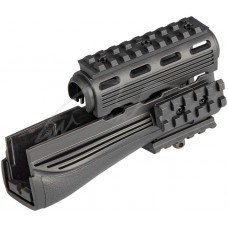 Цівка для АК від компанії АТI з боковими планками пікатіні та антабкою