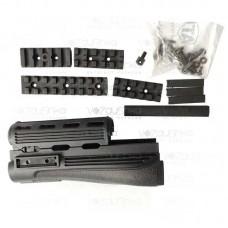 Цівка для АК від компанії АТI з боковими планками пікатіні та антабкою