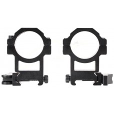 Кільця швидкознімні Hawke Precision Steel. d - 30 мм. Medium. Weaver/Picatinny