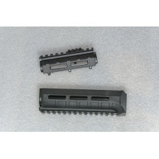 Цівка DLG Tactical полімерна з планками пікатіні до АК-серії. Жаростійка міцна цівка АК-74 АКМ Калашникова