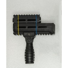 Цівка DLG Tactical полімерна з планками пікатіні до АК-серії. Жаростійка міцна цівка АК-74 АКМ Калашникова