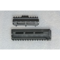 Цівка DLG Tactical полімерна з планками пікатіні до АК-серії. Жаростійка міцна цівка АК-74 АКМ Калашникова