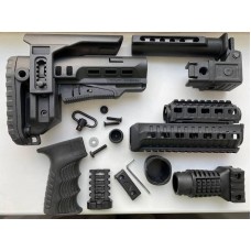 Комплект обвісу DLG Tactical до АК-74 АКМ. Якісний тюнинг з міцного армованого полімеру