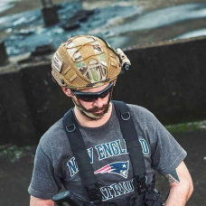 Кавер мультикам, чохол на тактичний шолом FAST, ТОР-Д. В кольорі MultiCam, Coyote, камуфляж, койот