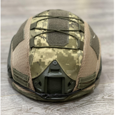 Кавер піксель, чохол на тактичний шолом FAST, ТОР-Д. Для маскування в кольорі піксель, койот.