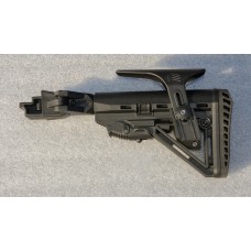 Телескопічний складний приклад з компенсатором до АК-серії. З підщічником та влаштованим компенсатором віддачі