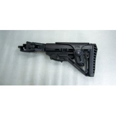 Телескопічний складний приклад з компенсатором до АК-серії. З підщічником та влаштованим компенсатором віддачі