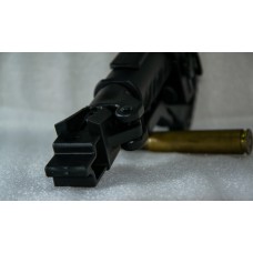 Телескопічний складний приклад з компенсатором до АК-серії. З підщічником та влаштованим компенсатором віддачі