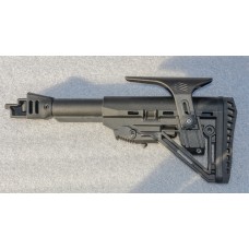 Телескопічний не складний приклад з компенсатором до АК-серії. Без люфта, з підщічником та влаштованим компенсатором віддачі