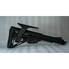 Телескопічний не складний приклад з компенсатором до АК-серії. Без люфта, з підщічником та влаштованим компенсатором віддачі