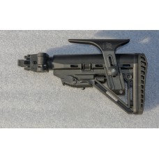 Телескопічний складний приклад з компенсатором віддачі до АК-серії. Адаптер DLG без люфта, з підщічником