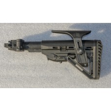 Телескопічний складний приклад з компенсатором віддачі до АК-серії. Адаптер DLG без люфта, з підщічником