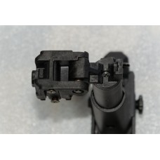 Телескопічний складний приклад з компенсатором віддачі до АК-серії. Адаптер DLG без люфта, з підщічником