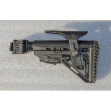 Телескопічний складний приклад з компенсатором віддачі до АКС, АКСУ. Адаптер DLG без люфта, з підщічником