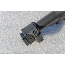 Телескопічний складний приклад з компенсатором віддачі до АКС, АКСУ. Адаптер DLG без люфта, з підщічником