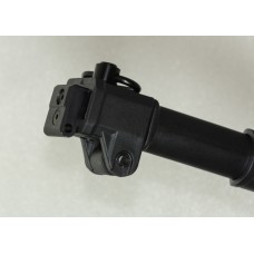 Телескопічний складний приклад з компенсатором віддачі до АКС, АКСУ. Адаптер DLG без люфта, з підщічником