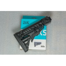 Телескопічний приклад Fab Defense GLR-16 (оригінал) до АКС, АКСУ. Адаптер DLG, топ якість, без люфта. Кріплення для ременя антабки