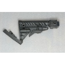 Телескопічний приклад Fab Defense GLR-16 (оригінал) до АКС, АКСУ. Адаптер DLG, топ якість, без люфта. Кріплення для ременя антабки