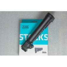 Телескопічний приклад Fab Defense GLR-16 (оригінал) до АКС, АКСУ. Адаптер DLG, топ якість, без люфта. Кріплення для ременя антабки