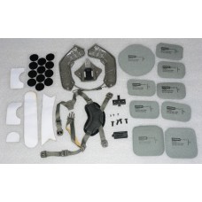 Комплект навісу на тактичну каску шолом FAST. Підвісна система, подушки, рельси, шрауд