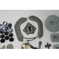 Комплект навісу на тактичну каску шолом FAST. Підвісна система, подушки, рельси, шрауд