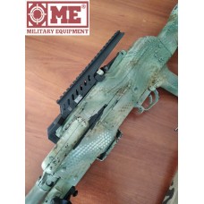 Кронштейн для кулемету ПКМ із планкою пікатінні для кріплення оптики. Для кулемета калашникова