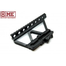 Низькопрофільний швидкознімний боковий кронштейн МЕ з планкою пікатіні для кріплення прицілів до АК, АКС, АКМ, Сайга