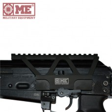 Низькопрофільний швидкознімний боковий кронштейн МЕ з планкою пікатіні для кріплення прицілів до АК, АКС, АКМ, Сайга
