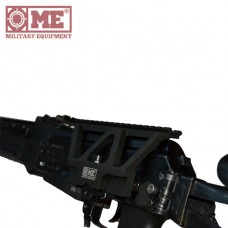 Низькопрофільний швидкознімний боковий кронштейн МЕ з планкою пікатіні для кріплення прицілів до АК, АКС, АКМ, Сайга