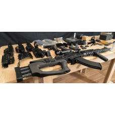 Телескопічний приклад Сокіл з підщічником для АК-74, АКМ, АКС, АКМС, Сайга