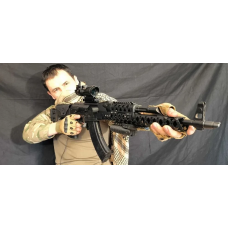 Телескопічний приклад Сокіл з підщічником для АК-74, АКМ, АКС, АКМС, Сайга