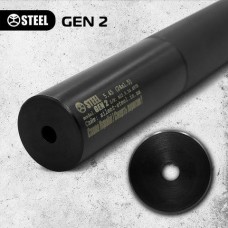 Саундмодератор Steel Gen 2 для АК та AR серії, калібр 5.45 5.56 7.62 .223 .308