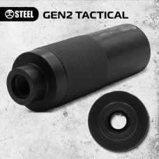 Саундмодератор, глушник Steel TACTICAL GEN2 для АК та AR серії, калібр 5.45 5.56 .223 7.62 та інші
