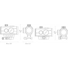 Приціл коліматорний Hawke Endurance RD 1x30 3 МОА. Weaver