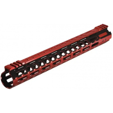 Цівка Leapers UTG PRO Ultra Slim15" для AR15. M-LOK. Black/Red