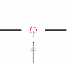 Приціл оптичний Hawke Vantage 30 WA 1-8x24 сітка Tactical BDC - 5.56 з підсвічуванням