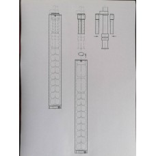 Глушник розбірний ПБС "DQ" GROT 5.56 для AR-серії. Калібр 5.56 Бойовий глушник AR-10, AR-15