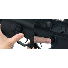 Клавіша Leapers скидання магазину збільшена. AR15. Колір - чорний