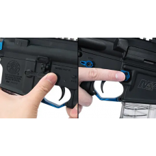 Клавіша Leapers скидання магазину збільшена. AR15. Колір - синій
