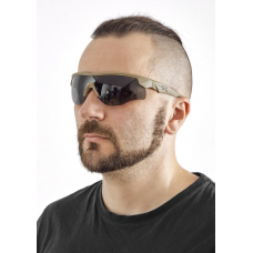 Очки баллистические Wiley X Rogue Comm. 3 линзы (Grey/Clear/Rust) Tan