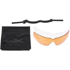 Очки баллистические Wiley X Rogue Comm. 3 линзы (Grey/Clear/Rust) Tan