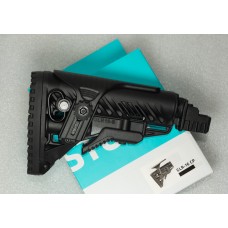 Телескопічний приклад Fab Defense GLR-16 CP (оригінал). З підщечником і кріпленням для антабки, без люфту, т