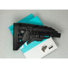 Телескопічний приклад Fab Defense GLR-16 CP (оригінал). З підщечником і кріпленням для антабки, без люфту, т