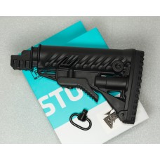 Телескопічний приклад Fab Defense GLR-16 (оригінал) Топ якість, без люфту. З кріпленням для ременя антабки